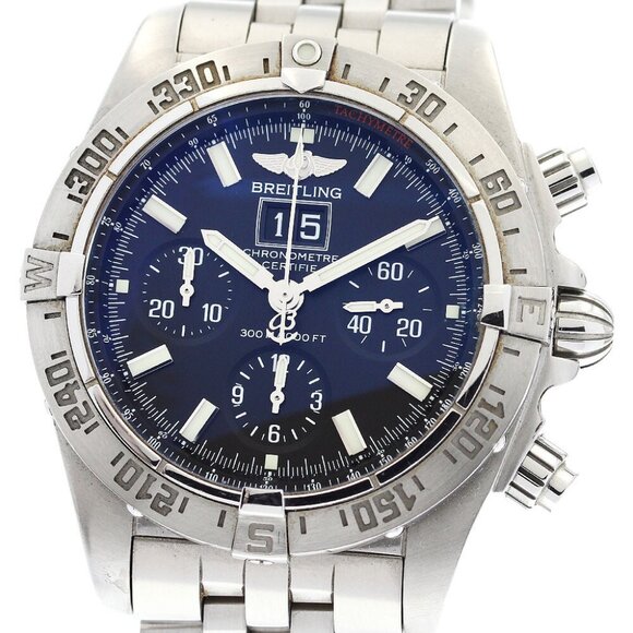 BREITLING Blackbird A44359 Chronograph black Dial Automatic Men's Watch - Picture 4 of 11
